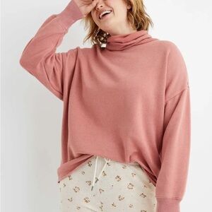 Aerie Dusty Rose Cowl Neck Sweater